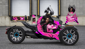 CanAM Ryker Graphics Black Barbie